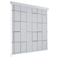 vidaXL Duschrollo, Duschrollo 140x240 cm Quadratmuster