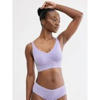 sloggi Bralette ZERO Feel Bliss herausnehmbare, atmungsaktive Pads, Stretch-Spitze, mittlerer Halt