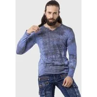 Cipo & Baxx T-Shirt Sweatshirts im Batik-Design