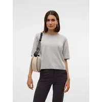Vero Moda Kurzarmpullover VMSILJE 2/4 O-NCK OVERSIZE PULL GA NOOS Viskosemischung, oversize