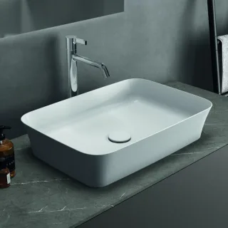 Ideal Standard Ipalyss Aufsatzschale E207601 55x38x12cm, ohne Überlauf/Hahnloch, weiß
