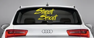Autoaufkleber "Street Smart" Aufkleber Scheibe