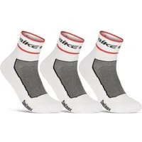 sockenkauf24 Funktionssocken Coolmax Quarter Fahrrad-Socken für Herren & Damen (3-Paar) Atmungsaktive Radsport Socken 50302P WP