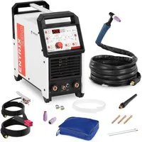 Stamos Welding Group Elektroschweißgerät WIG MMA Alu Schweißgerät AC / DC Puls 200 A IGBT Digital E-Hand IP21