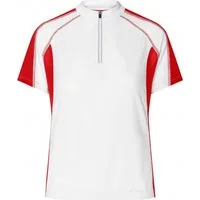 James & Nicholson Radtrikot Doppelpack Feminin tailliertes Damen Bikeshirt JN419 (Spar-Set, Doppelpack) Angenehm leichtes und atmungsaktives CoolDry®-Gewebe
