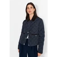 RICHROYAL Steppjacke Mit Rundhalsausschnitt