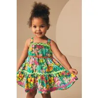 Next Sommerkleid Sommerkleid mit Zackenlitze (1-tlg)
