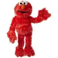 Living Puppets Handpuppe Living Puppets Handpuppe Elmo Sesamstrasse 65 cm SE107 (Packung), Sehr gut geeignet um Geschichten zu erzählen