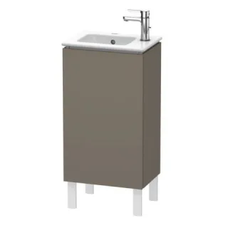Duravit L-Cube Waschtischunterbau bodenstehend Flanell Grau Seidenmatt 420x294x704 mm - LC6273R9090 LC6273R9090