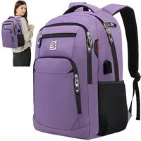 OKWISH Laptoprucksack Laptop Rucksäcke Schulrucksack Wasserbeständig Laptoptasche (Uni Tasche Businessrucksack Sportrucksack, Backpack mit Laptopfach, Anti-Diebstahl, mit USB-Anschluss), Herren Damen Jungen Teenager Arbeit Business Freizeit Reisen