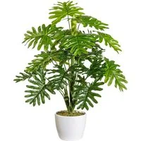 Kunstpflanze Monsterapflanze Monstera, OTTO home, Höhe 50 cm, Grünpflanze im weißen Keramiktopf