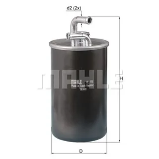 Mahle Kraftstofffilter Chrysler Dodge Jeep 2,0
