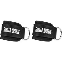 GORILLA SPORTS Zughilfe Fußschlaufen aus Nylon (2-tlg)