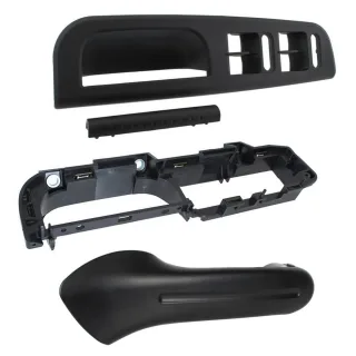 Türgriff Abdeckung 4er Innen + Beifahrer SCHWARZ für VW Golf 4 IV Bora