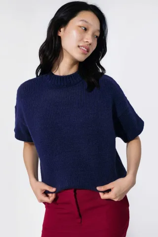 Lockerer Crew-Neck Strickpullover