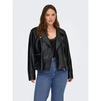 ONLY CARMAKOMA Lederjacke CARCARMEN FAUX LEATHER BIKER OTW NOOS