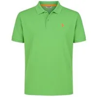 U.S. Polo Assn. Poloshirt US16147 (Baumwolle) grün Herren