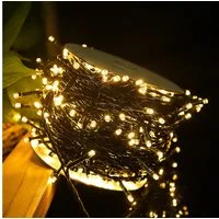 FIVMEN LED-Lichterkette Weihnachtsbeleuchtung Weihnachtsdeko Innen/Außen Warmweiß & Bunt