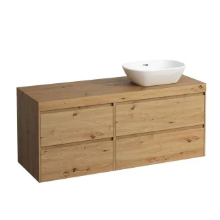 Laufen Waschtischunterschrank und Waschtisch-Platte LANI 495x1370x580 H4065831122671