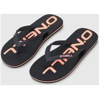 O'Neill PROFILE LOGO SANDALS Zehentrenner Sommerschuh, Sandale, Schlappen, mit Gummilaufsohle