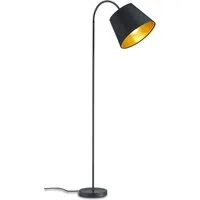 meineWunschleuchte Stehlampe, ohne Leuchtmittel, Designklassiker Steh Lese-lampe gebogen für Lese-Ecke, Höhe 156cm