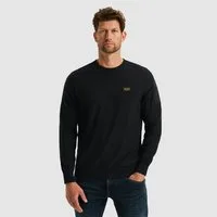 PME LEGEND Rundhalspullover American classic Buckley knit mit Logo Stickerei