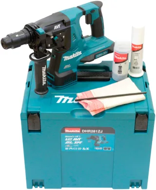 Makita Akku-Kombibohrhammer "DHR281ZJ" SDS-PLUS, inkl. Aufbewahrungskoffer, ohne Akku und Ladegerät