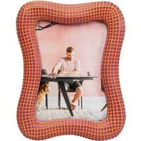 Kare Design Einzelrahmen Bilderrahmen Wavy Orange 18x23cm