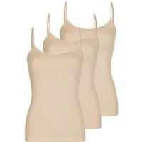 Nina Von C. Unterhemd 3er Pack Daily (Spar-Set, 3-St) Spaghetti Top - Baumwolle - Atmungsaktiv