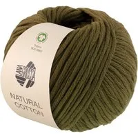 LANA GROSSA NATURAL COTTON Häkelwolle, 80 m (Bio-Baumwollgarn in Millefili-Zwirnung), 50 g