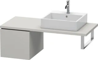 Duravit L-Cube Unterschrank für Konsole Betongrau Matt 420x547x400 mm - LC583100707 LC583100707