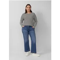 s.Oliver Bootcut-Jeans Jeans-Hose Jeans / Slim Fit / Mid Rise / Flared Leg / offener Saum