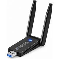 ibettertec WLAN-Stick WLAN Stick Bluetooth 5.0 + WiFi Adapter PC 2-in-1, 1300Mbps Dualband, 5GHz/2,4GHz, WLAN Stick für PC, USB WLAN Adapter für Windows 10/11