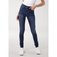 KangaROOS 5-Pocket-Jeans SUPER SKINNY HIGH RISE knöchellang, mit Used-Optik, hohe Leibhöhe