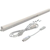 Briloner Leuchten LED Unterbauleuchte 2379086 TOOK, LED fest integriert, Neutralweiß, LED Lichtleiste, 58,5x2,2x3cm, Weiß, 8W, Küche, Schrank, Unterschrank