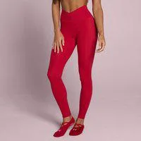 MP Damen Tempo Leggings - Rosenrot - L