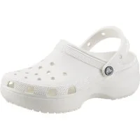 Crocs Classic Platform Clog W Clog Sommerschuh, Schlappen, Hausschuh, trendige Plateausohle
