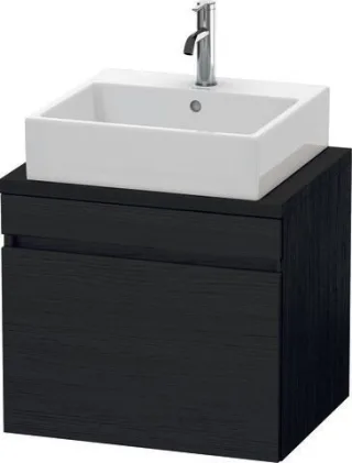 Duravit DuraStyle Konsolenwaschtischunterbau wandhängend Eiche Schwarz Matt 600x478x512 mm - DS53000 DS530001616