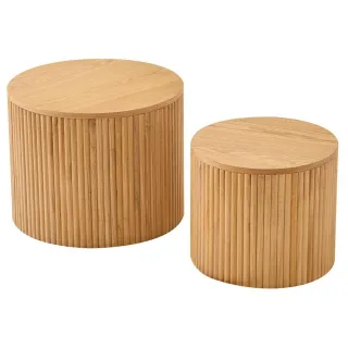 Nordlys Couchtisch, Braun, Holz, 50x38.5x50 cm, Wohnzimmer, Wohnzimmertische, Couchtische