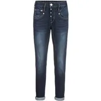Herrlicher Regular-fit-Jeans 5318-RD100, Shyra Cropped Reused Denim raffinierte Seitennähte und Abnäher