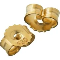 NKlaus Ohrstecker-Verschluss 1paar 750 Gelbgold Gegenstecker Ohrstecker Ohrstop