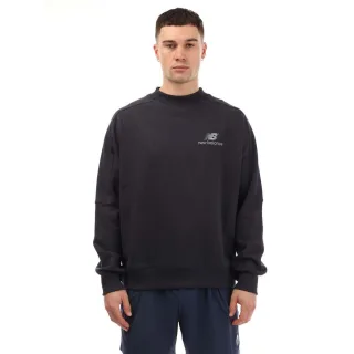 New Balance - Sweatshirt für Herren, Rundhalsausschnitt, Sweatshirt-Stoff (Marine)