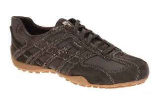 Geox Herren Sneaker U55MNB 022EK C6006 Dark Brown Suede Halbschuhe wasserdich...