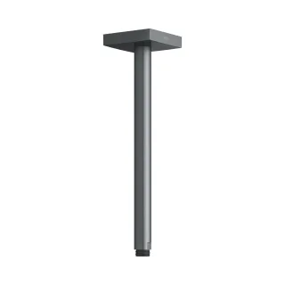 Keuco Brausearm Edition 300 53089, für Deckenanschluss, 300mm,Schwarzchrom geb., 53089130302 53089130302
