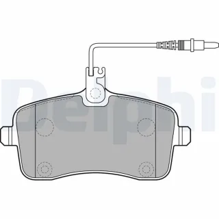 Delphi Bremsbel?ge vorne Peugeot 407 LP2282