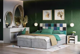 Boxspringbett Schlafzimmerbett RAINBOW 180x200cm Variante Nr.1