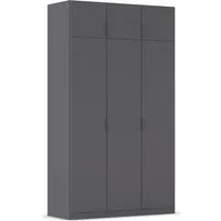 rauch Kleiderschrank Drehtürenschrank Schrank Garderobe Ankleide Schlafzimmer LAGOA (3 verschiedene Ausstattungen BASIC/CLASSIC/PREMIUM (inkl. SOFT-CLOSE) moderne Kantengriffe aus Metall, optional mit Aufsatz MADE IN GERMANY