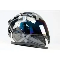 BNO Motorradhelm BNO X6 Integralhelm, mit integrierter Sonnenbrille, ECE R 22-06