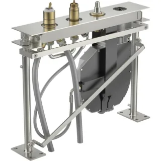 Hansa Hansacompact Grundkörper Universal 53020300 chrom, Fliesenrand-4-Loch-Armatur, Standmontage