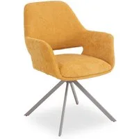 SANSIBAR LIVING Esszimmerstuhl Polsterstuhl SANSIBAR PASQUALE BHT 66x87.50x61.50 cm gelb